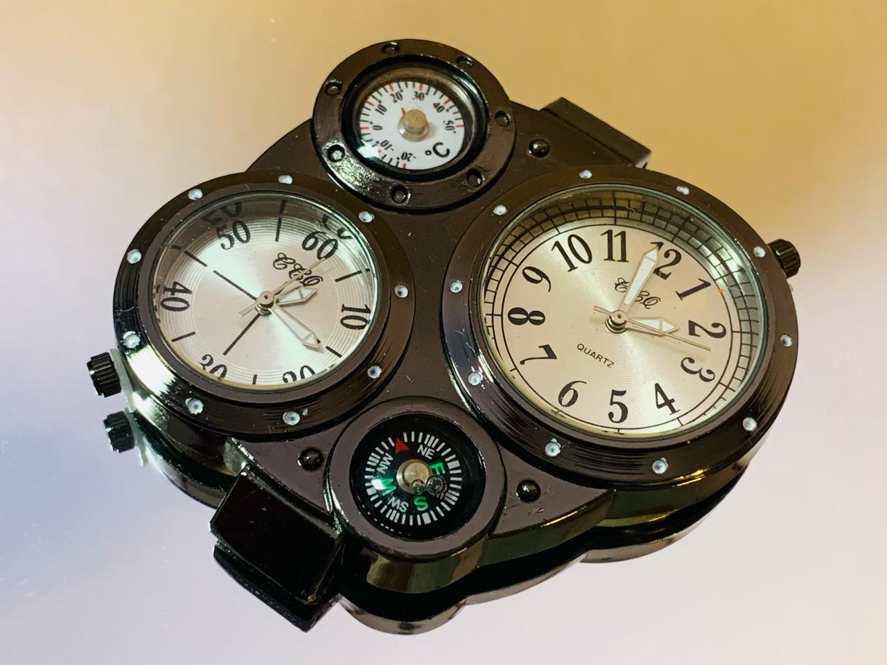 NEW 군대 검정색 손목 시계 디지얼 시계판 합금 케이스 부품 조립 문자판
