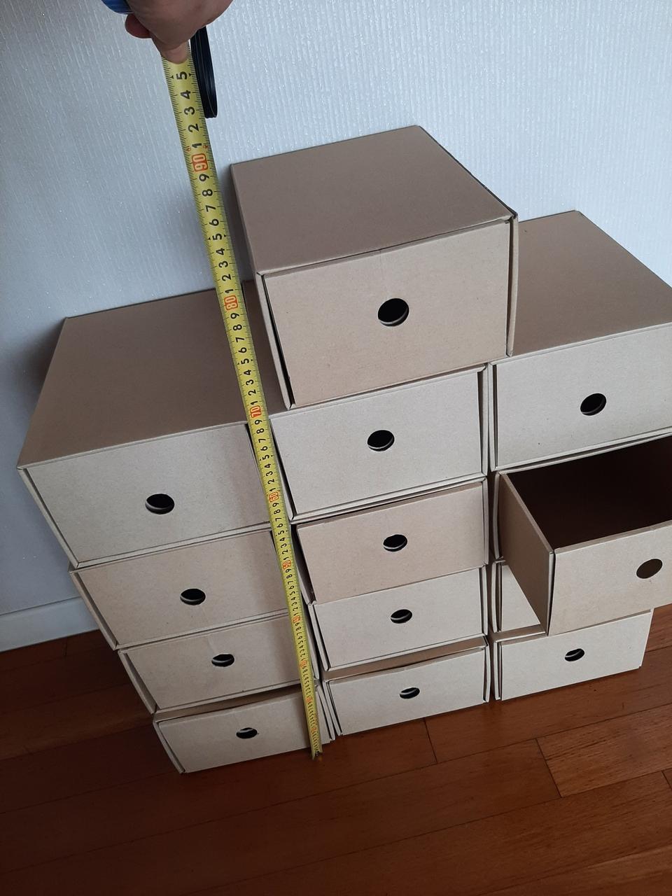 종이 신발보관함.수납함.2개 5000원