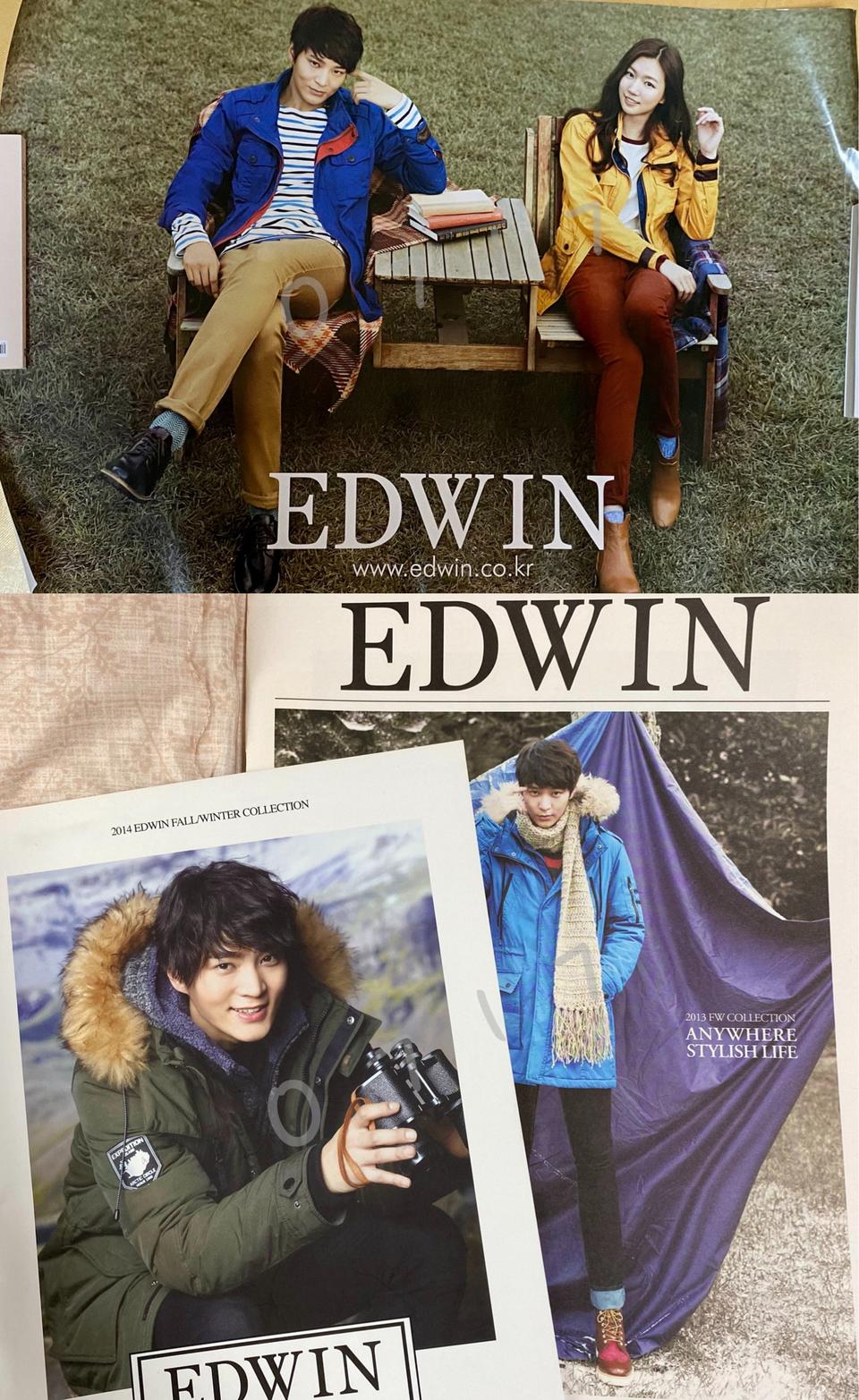 주원 2013 2014 에드윈 EDWIN 포스터 브로마이드 카탈로그 책자