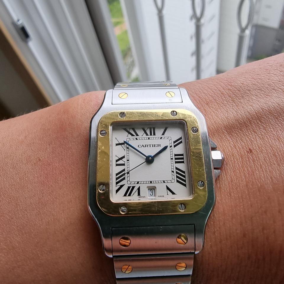 까르띠에 산토스 콤비 쿼츠 29mm (L)