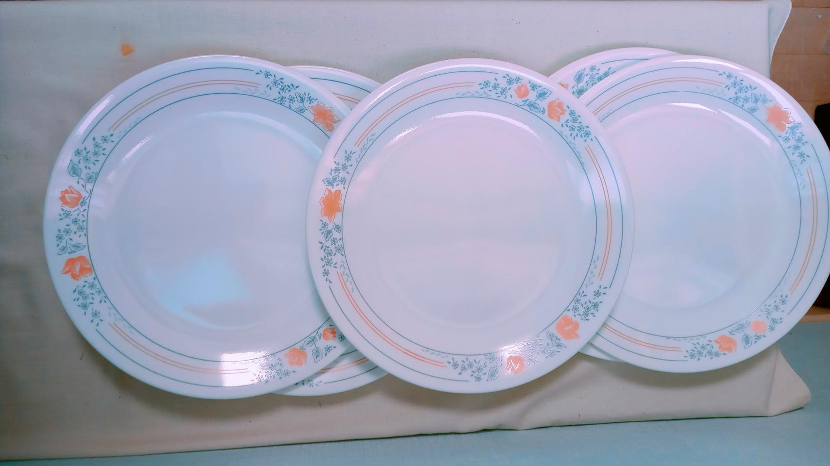 빈티지 코렐 피치 프롤러 대접시5개 일괄