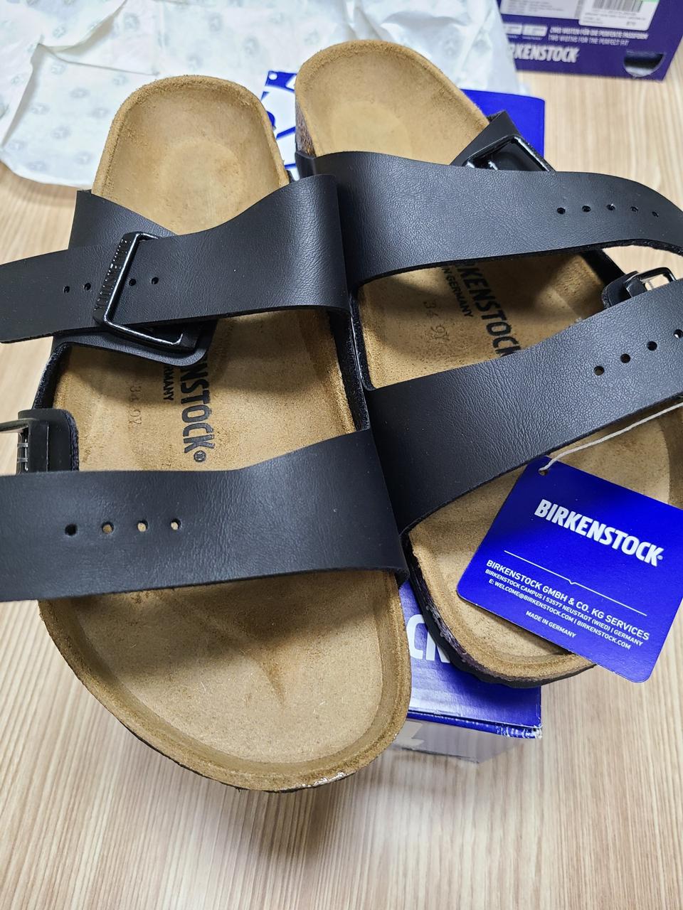 버켄스탁 아리조나 블랙 270 새제품