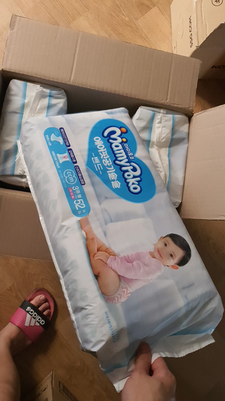 마미포코  밴드형 기저귀 3단계 (1박스 52매×3팩)