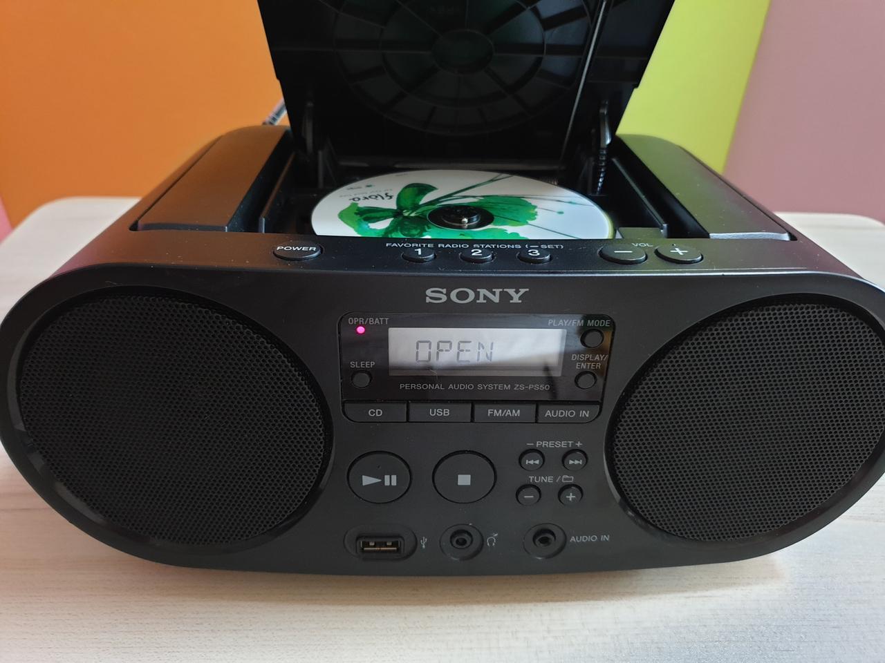 CD.FM 라디오, USB 플레이어 소니 SONY