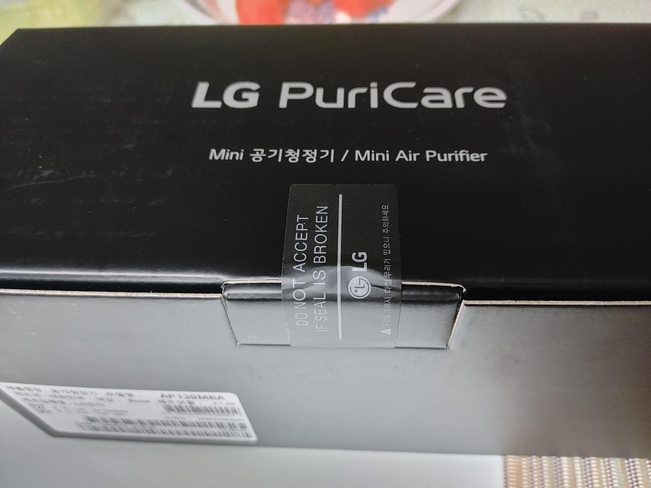 LG퓨리케어 미니 공기청정기