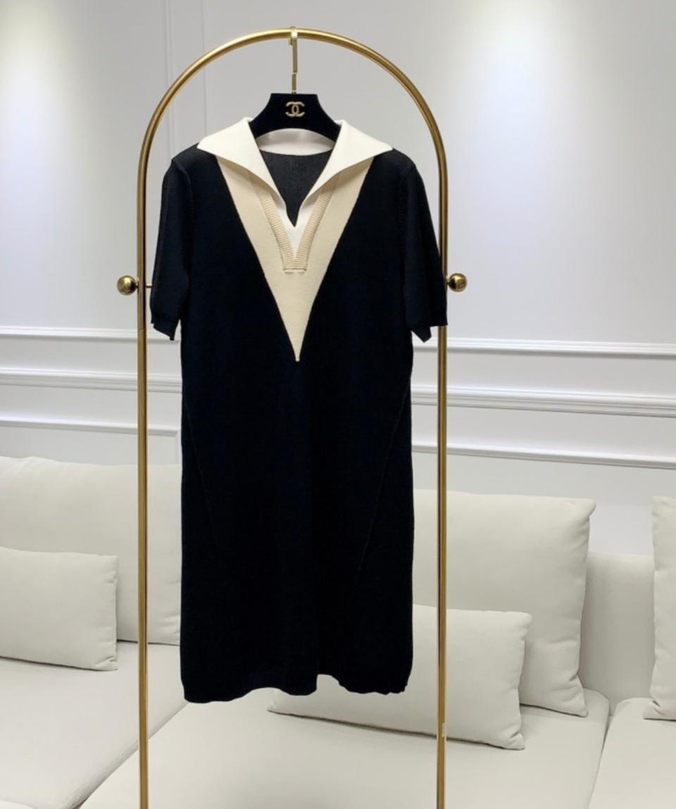 수입 카라 원피스