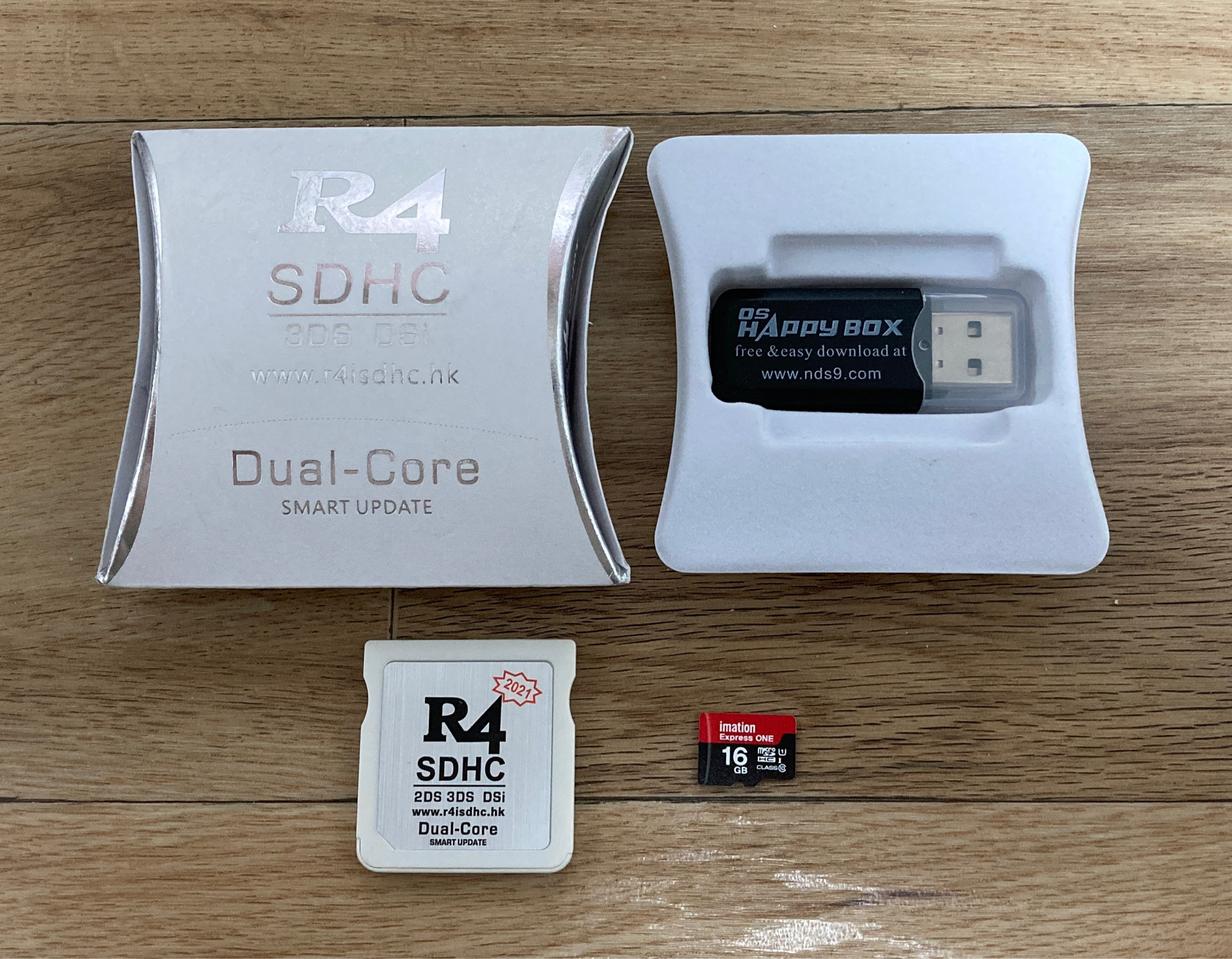 닌텐도 R4칩+한글겜 240개 16GB 새제품