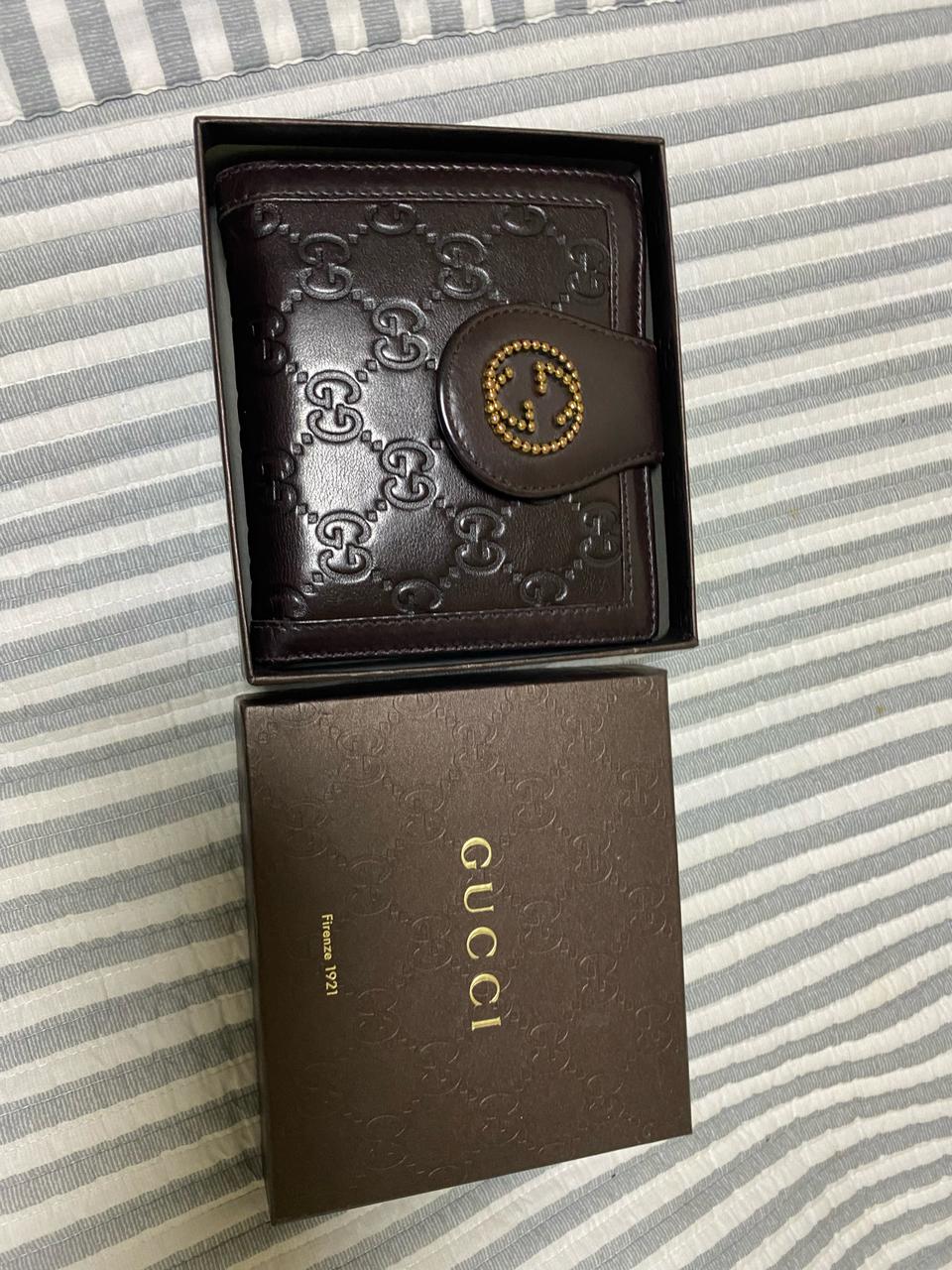 정품 구찌 시마가죽 반지갑