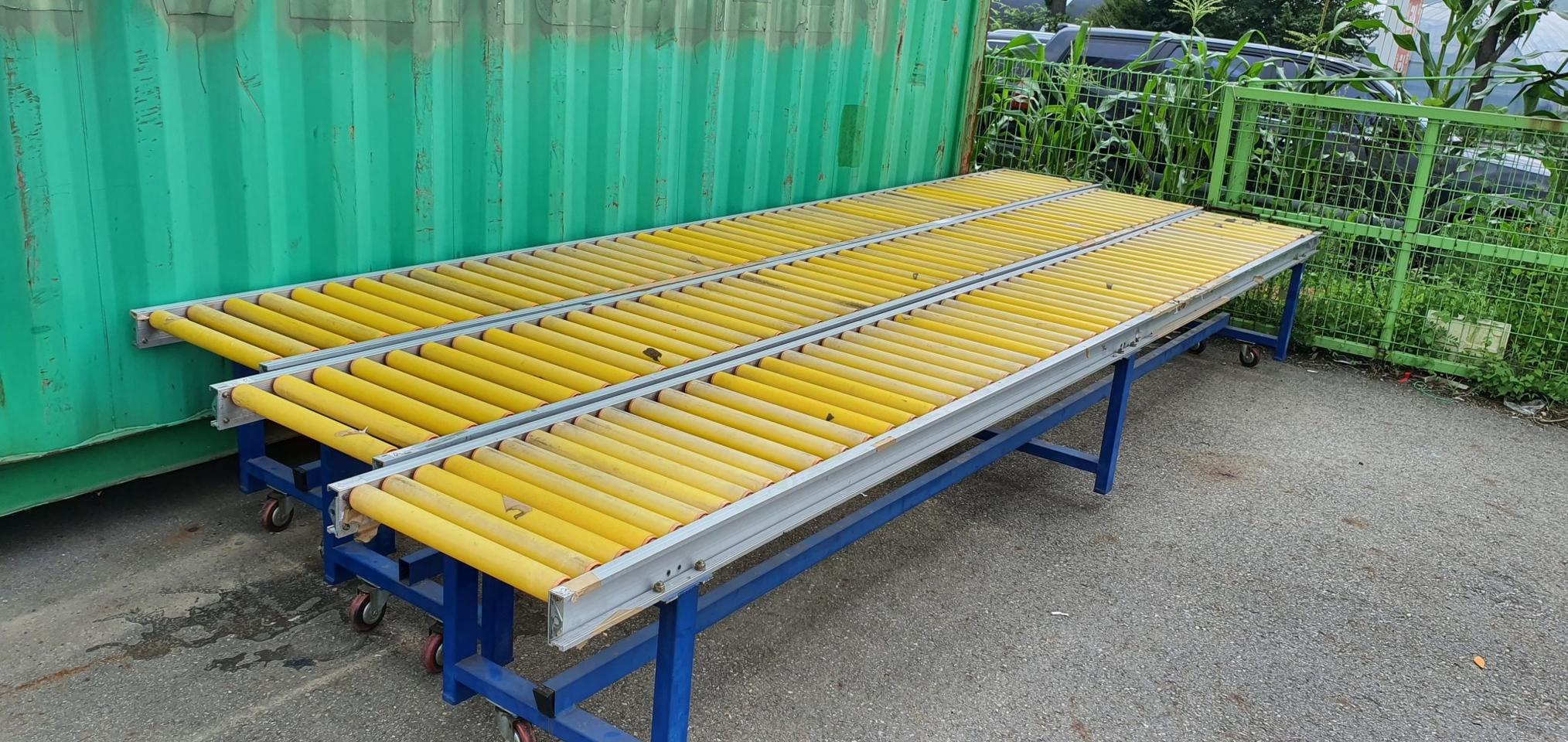 고정식 컨베이어 롤러 3대 판매합니다.