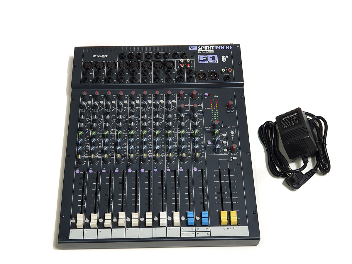 사운드크래프트 믹서 폴리오 F1 16/2