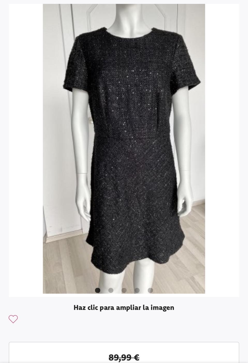 story [ESPRIT] 트위드 스팽글 미니 드레스 - 새상품