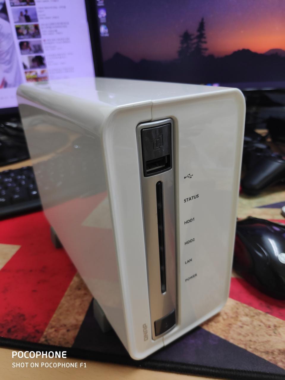 QNAP나스(nas)2베이 하드미포함