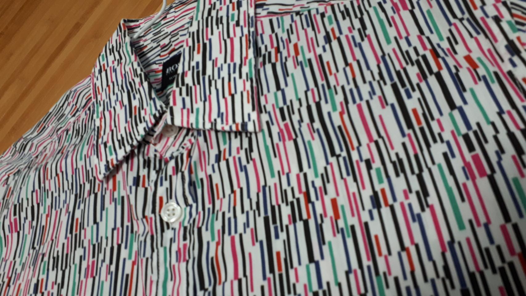 휴고보스 HUGO BOSS 매장정품 기하학패턴 세련디자인 95