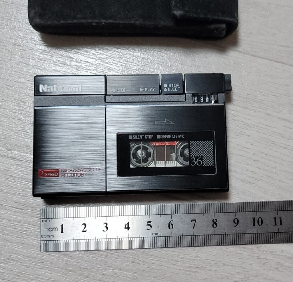 안전 파나소닉 마이크로 녹음카세트 레코더 RN-Z36 /휴대용 녹음기