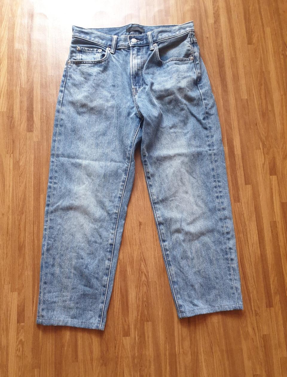 유니클로 청바지 크롭핏 중청 [29~30]