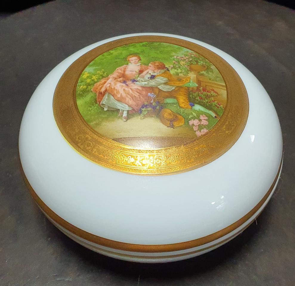 바바리아 명화 연인 빈티지 트링킷