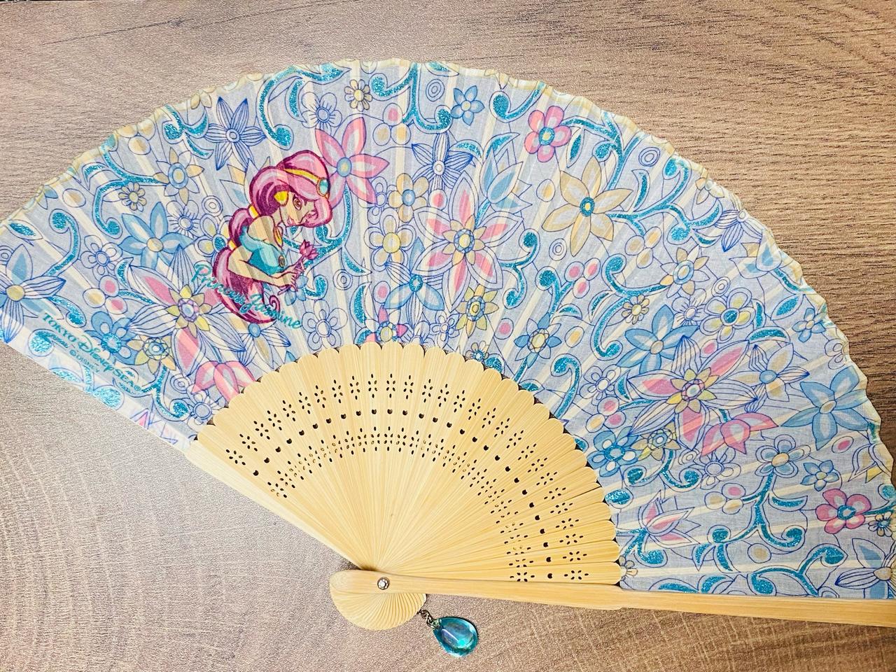 디즈니 알라딘 자스민 접이식 부채