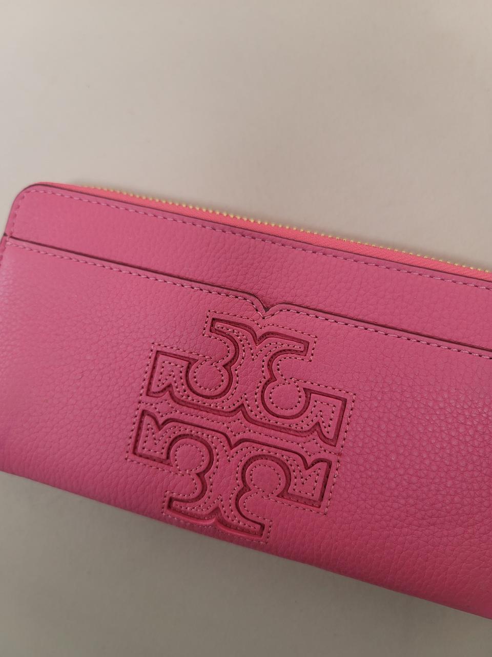 토리버치 하퍼 장지갑 핑크 새상품