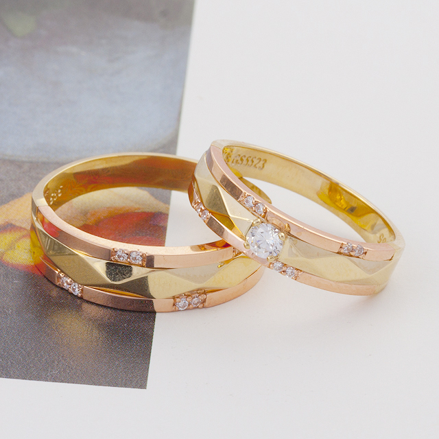 14k 18k 커플링 금반지