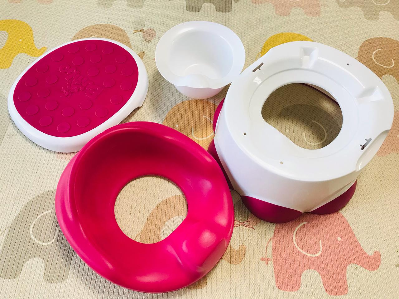 범보 스탭엔포티 유아변기 핑크(일반변기 호환)