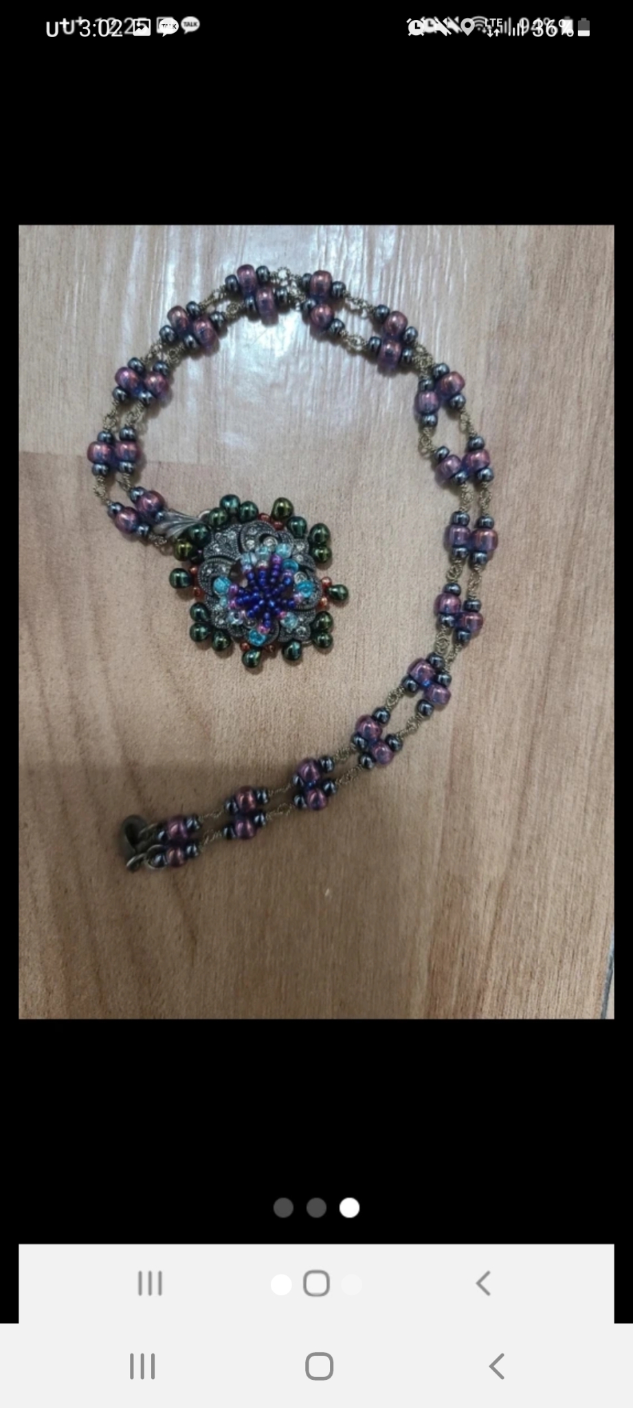 담수진주 수공예 목걸이