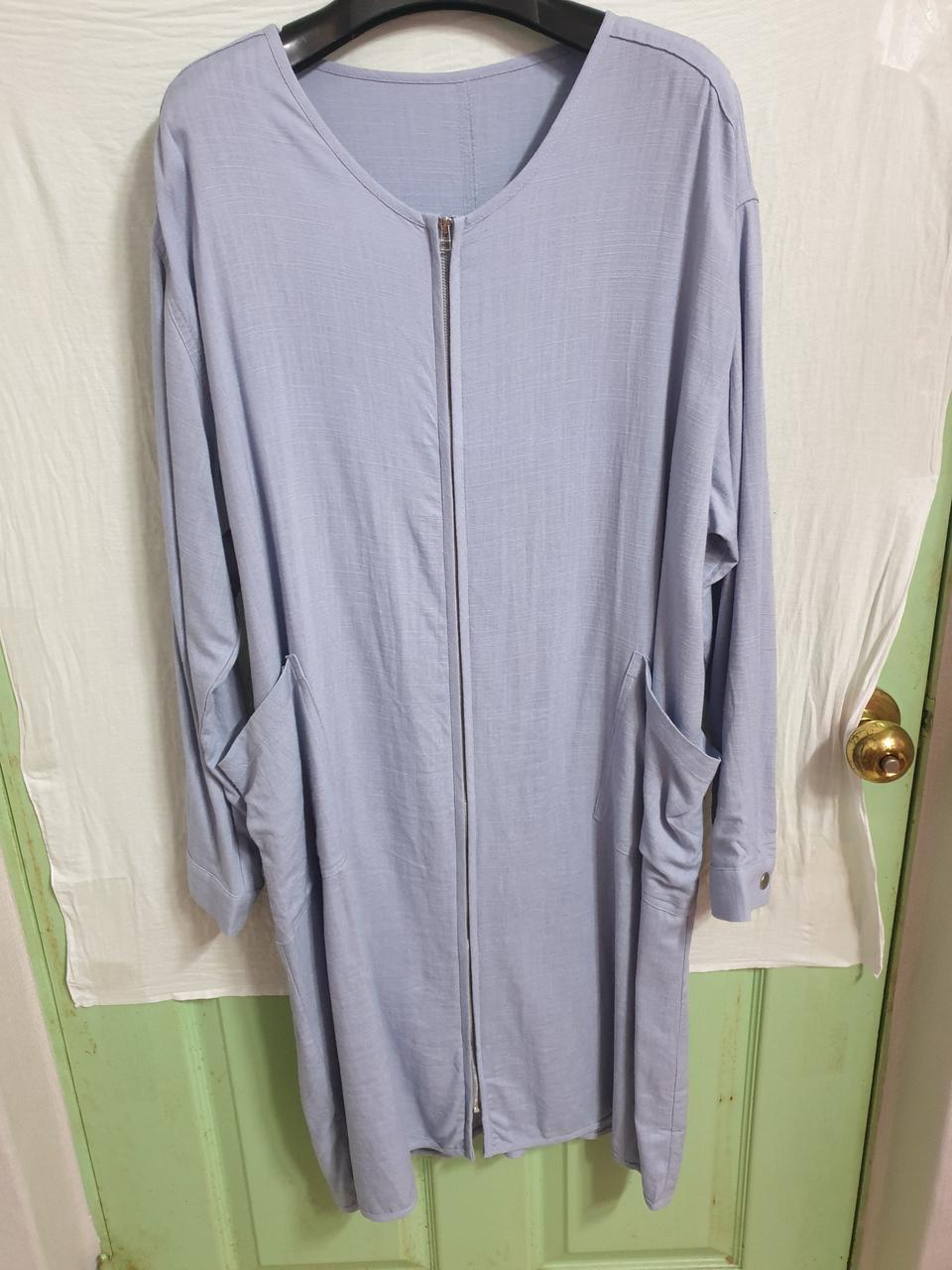 새♡  린넨 100%집업 롱자켓/지금 계절에 안성맞춤