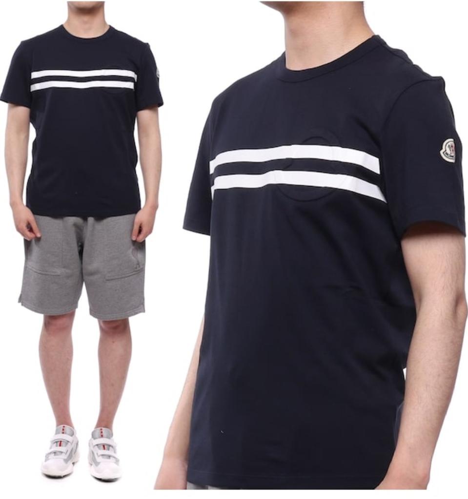 21ss 몽클 신상 엠보로고 반팔티 L