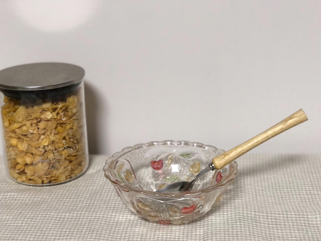 빈티지 체리 요거트볼 홈카페용품