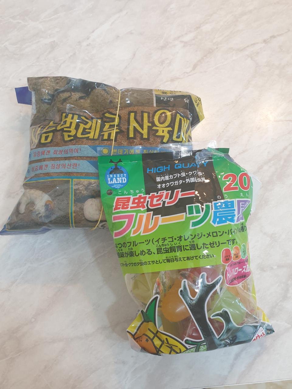 곤충사육매트 곤충젤리