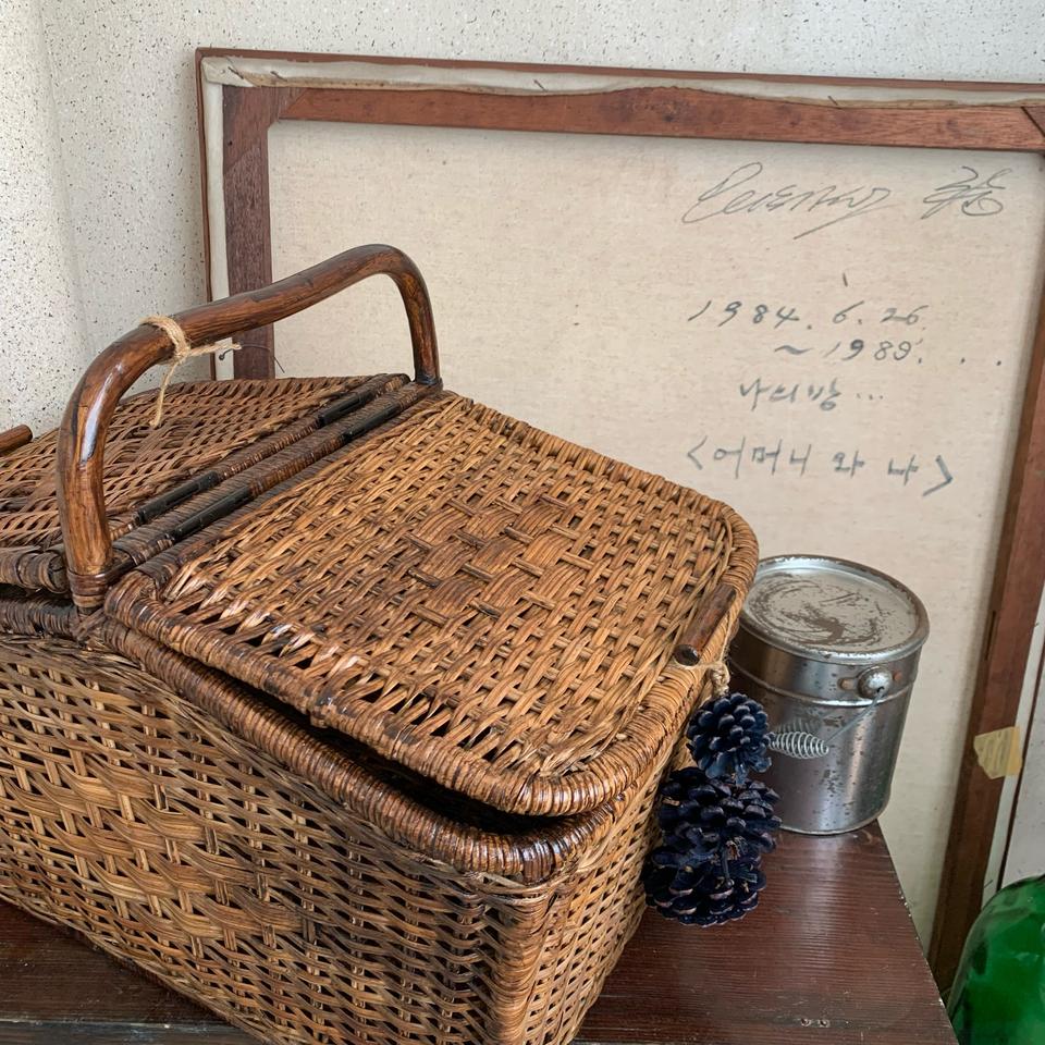 라탄 피크닉 바구니 2