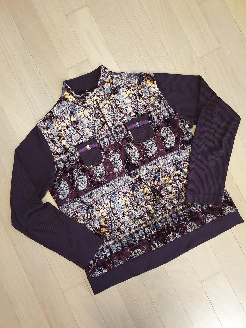 세화 플라워 니트 긴팔티