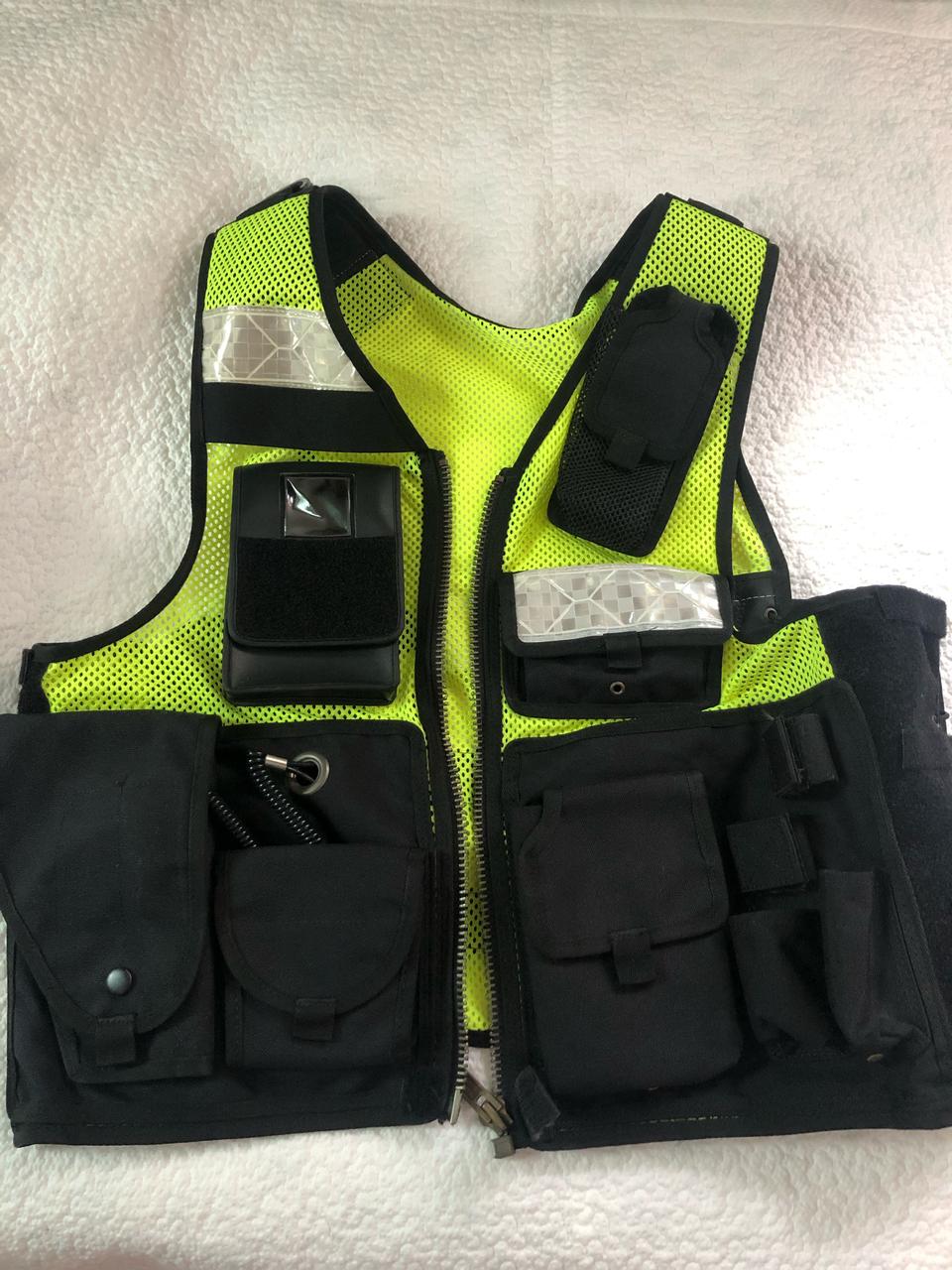 델파 경찰조끼, 경호조끼, 안전조끼, 방범 경비조끼, 형광조끼