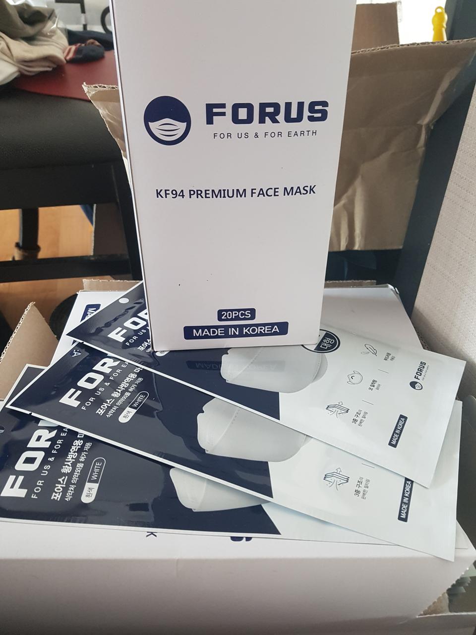 포어스 kf94방역용  100장 마스크 싸게 가지세요