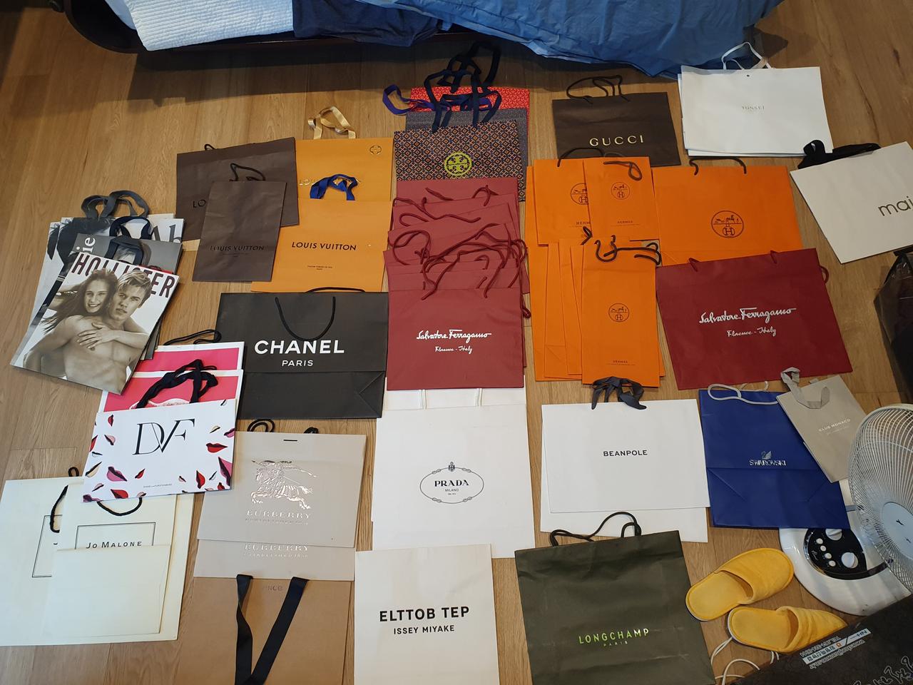 명품 쇼핑백 상태 최상