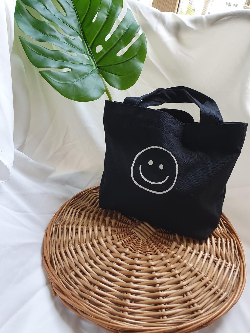 스마일미니가방 미니에코백