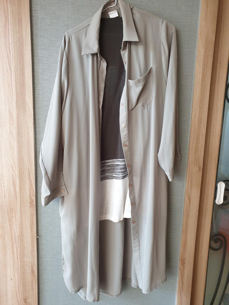 롱쉬폰 브라우스