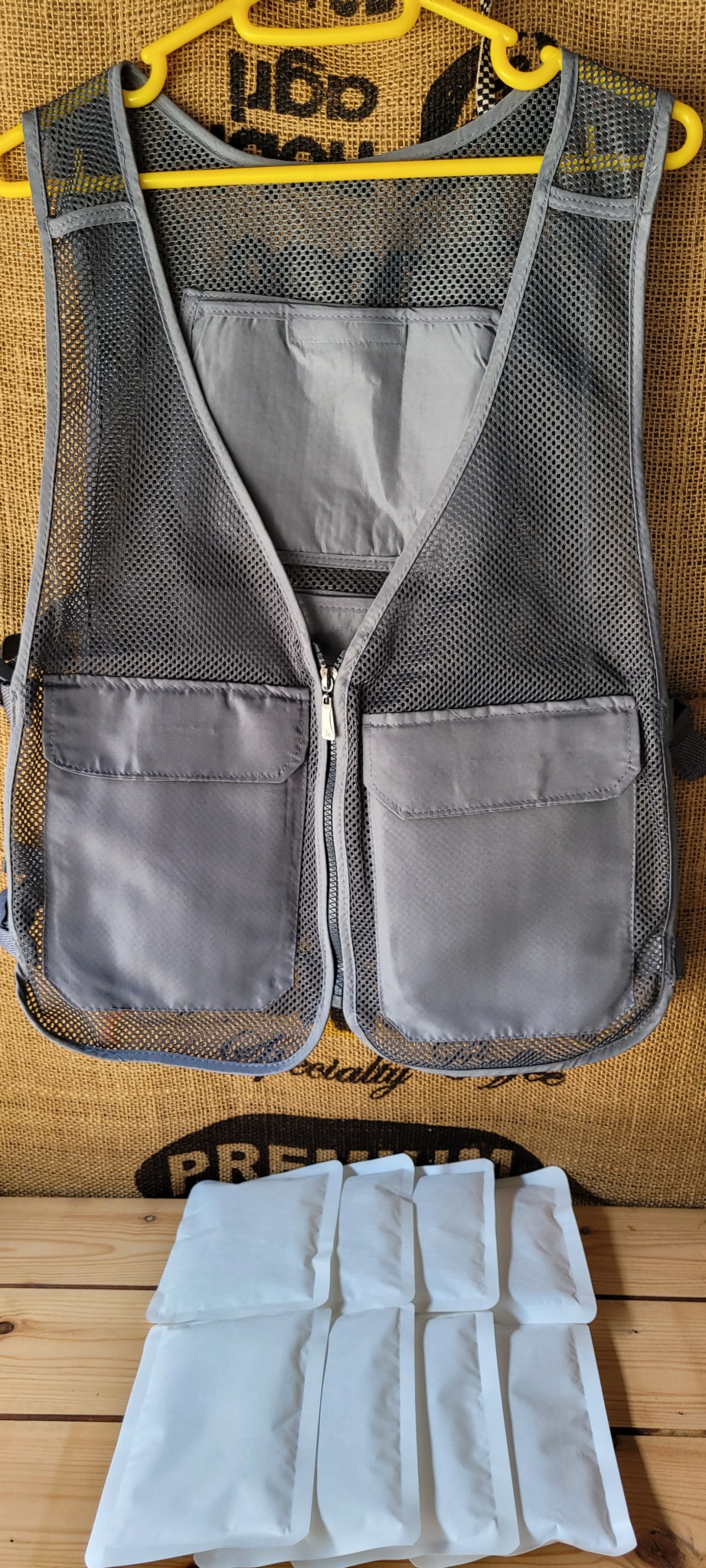 아이스 조끼, 쿨 조끼, 얼음 조끼 셋트