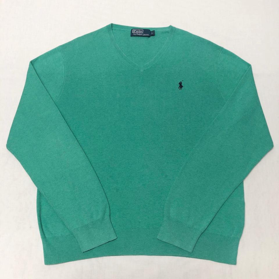 폴로랄프로렌 피마코튼 브이넥니트 (L)