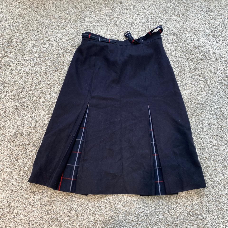 정품 버버리 모직 치마 스커트