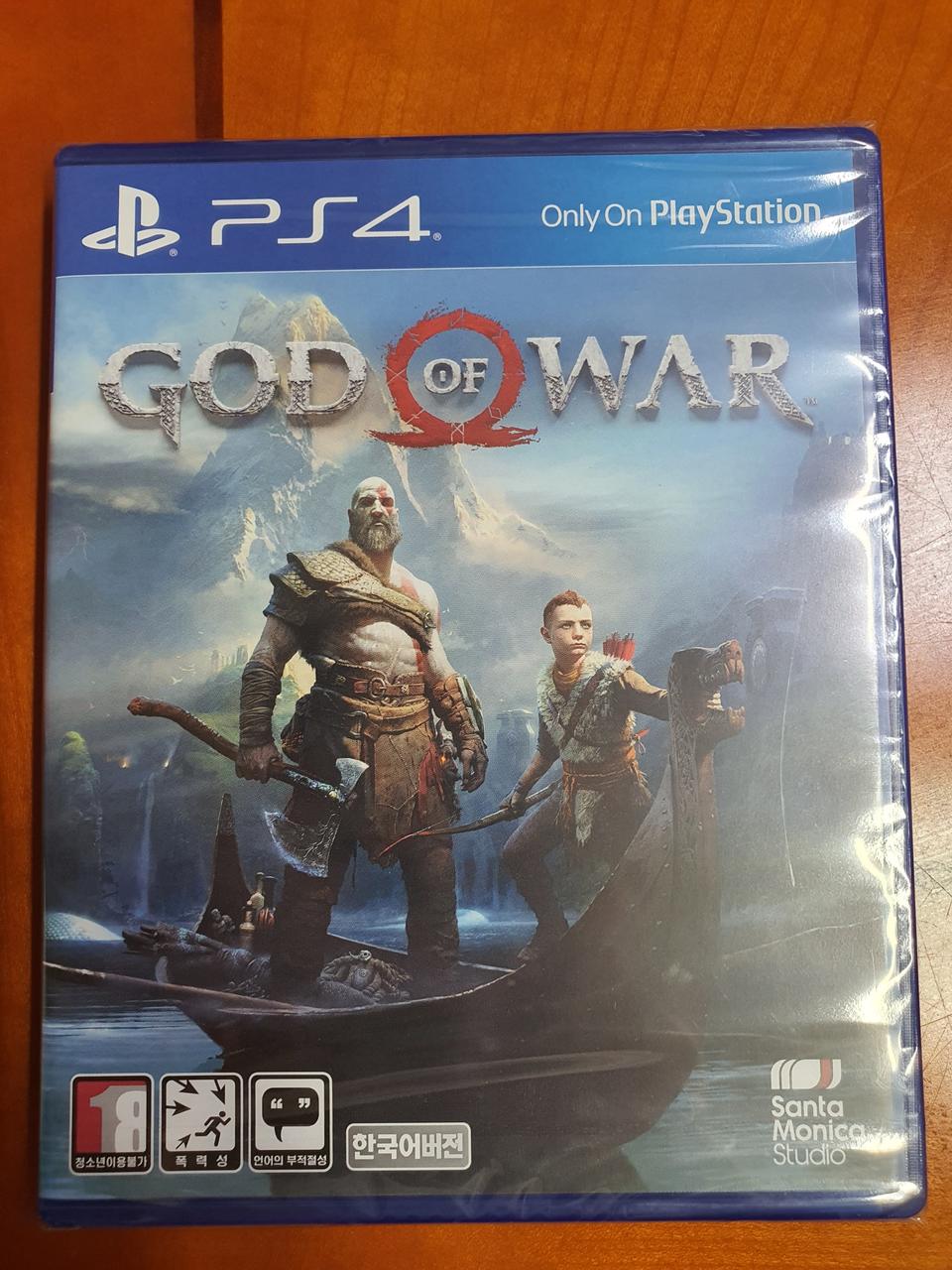 PS4 갓오브워 미개봉