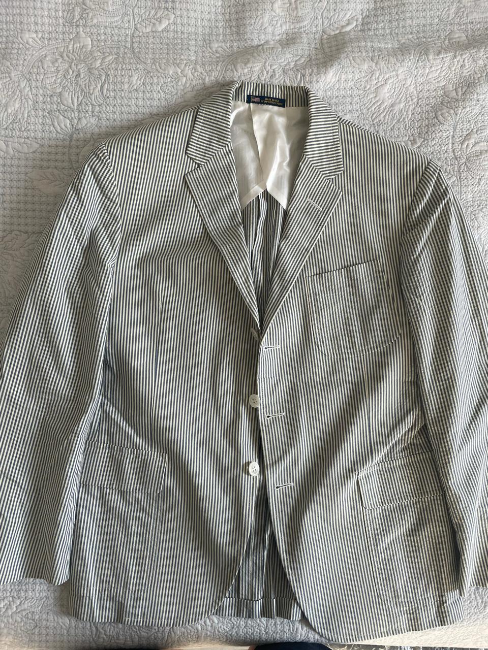 미국정품) 폴로 랄프로렌 시어서커 자켓 100