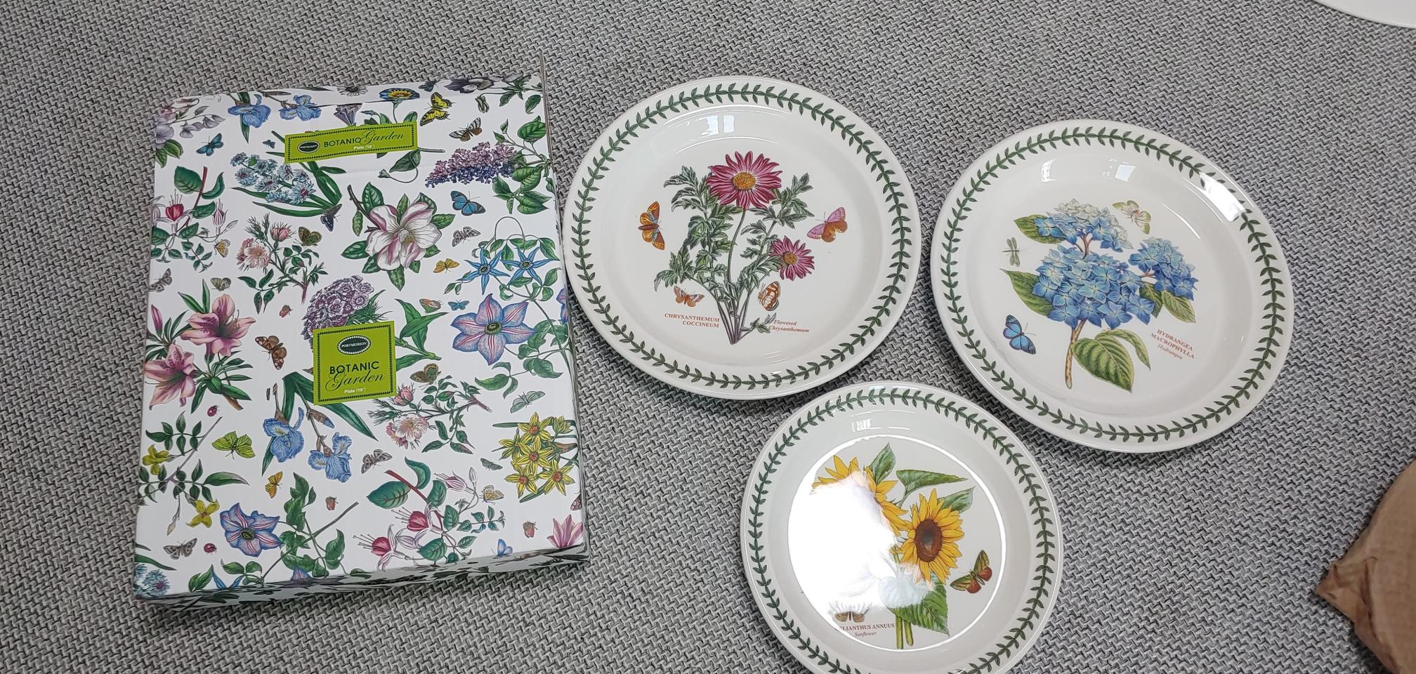 포트메리온 보타닉가든 플레이트 접시 10인치  3P