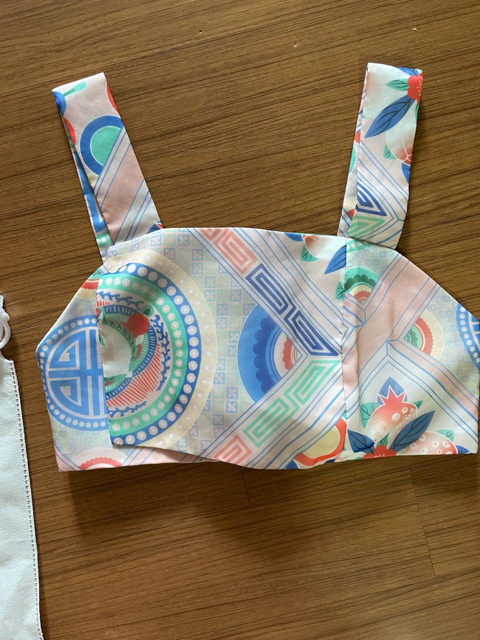 생활한복 단하주단 봉황문 크롭탑