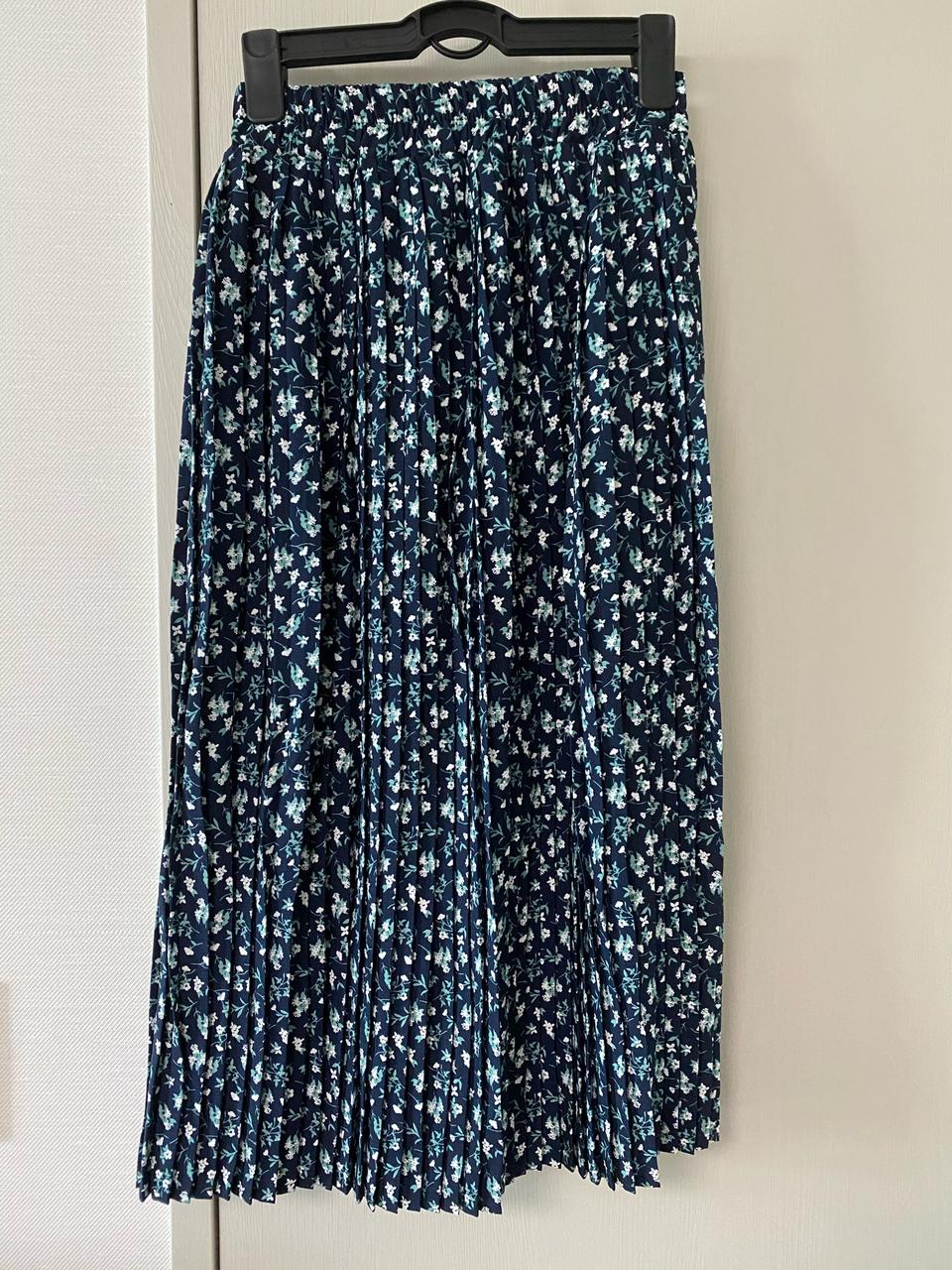 새상품) 플라워 주름스커트