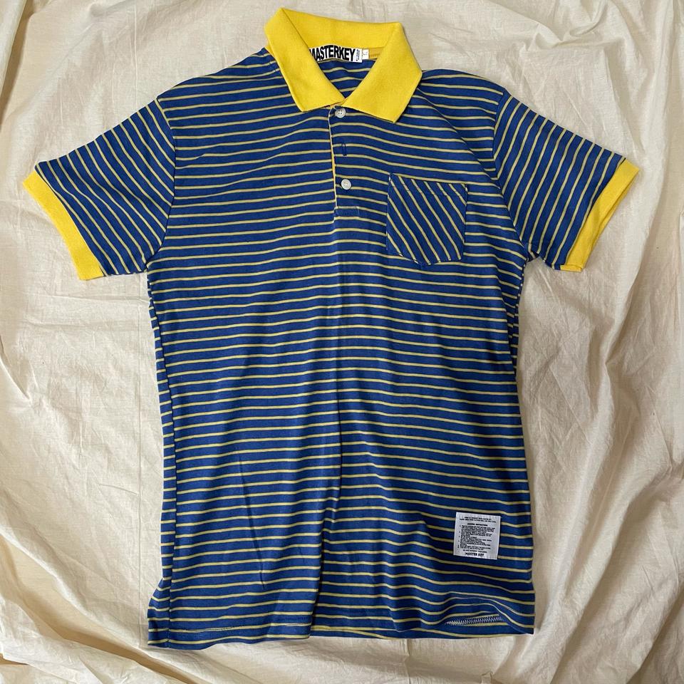 옐로우카라포인트 단가라 스트라이프 카라티