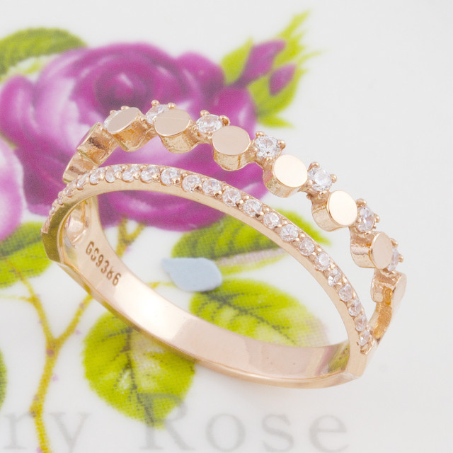 14k 18k 두줄반지