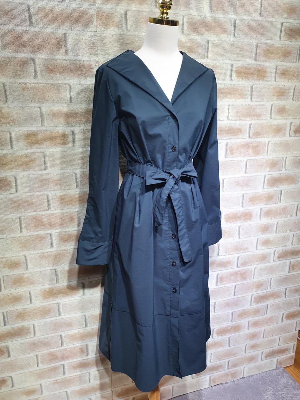 시슬리 정품 새것수준 벨트셋 트렌치 셔츠 원피스 55