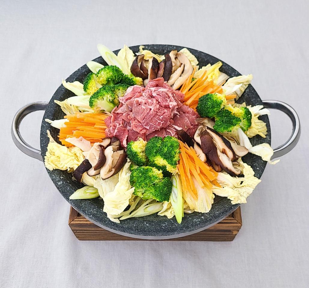 천연곱돌 4인용 구이 전골용 돌판 30cm 가정용 고기불판