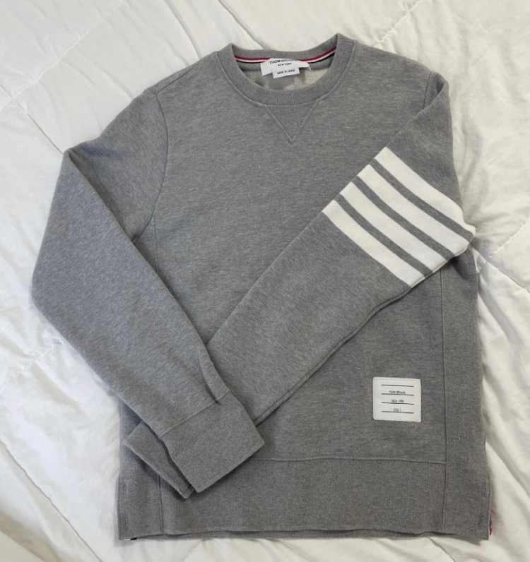 톰브라운 맨투맨 급쳐 !