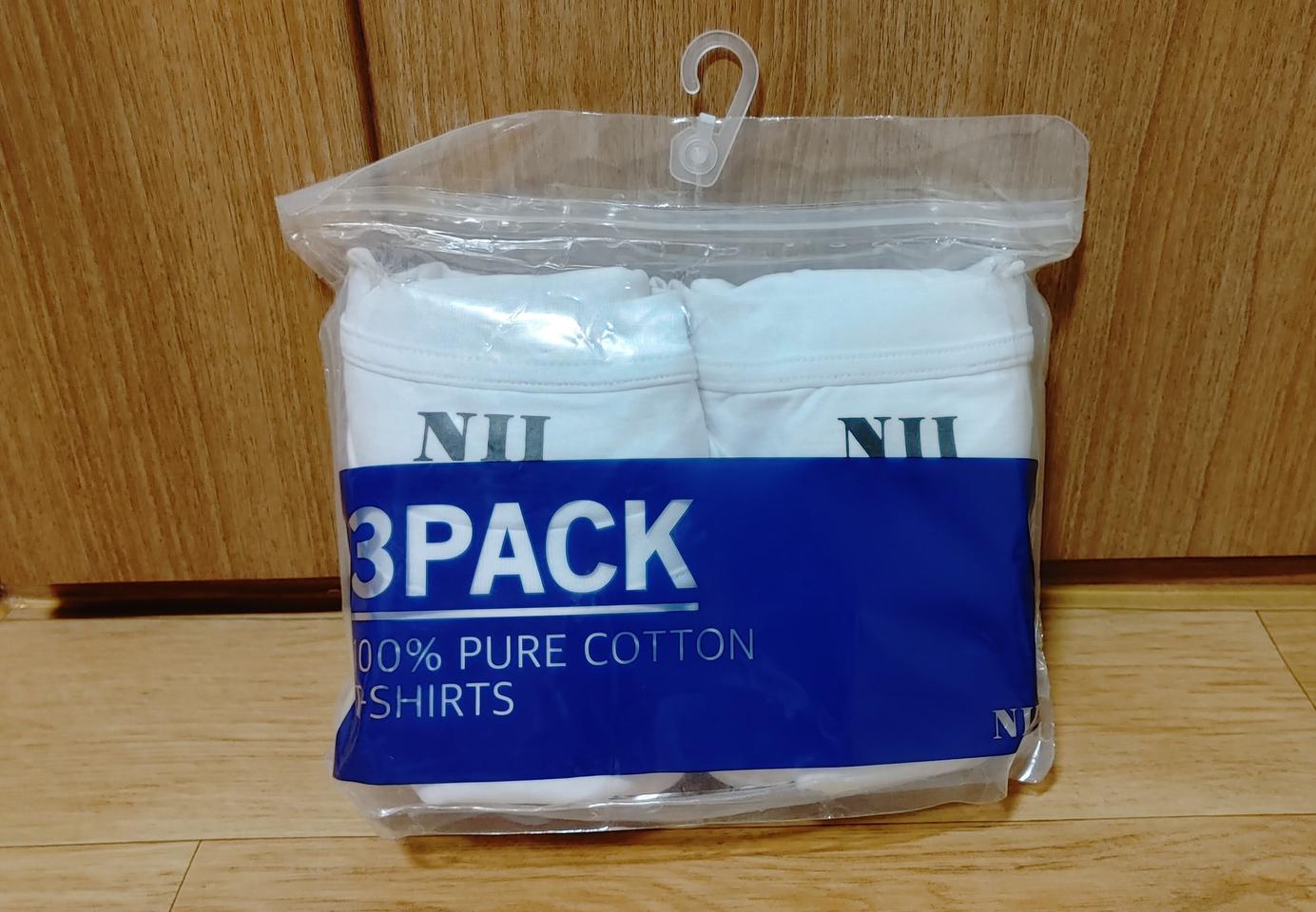 화이트반팔티셔츠2개